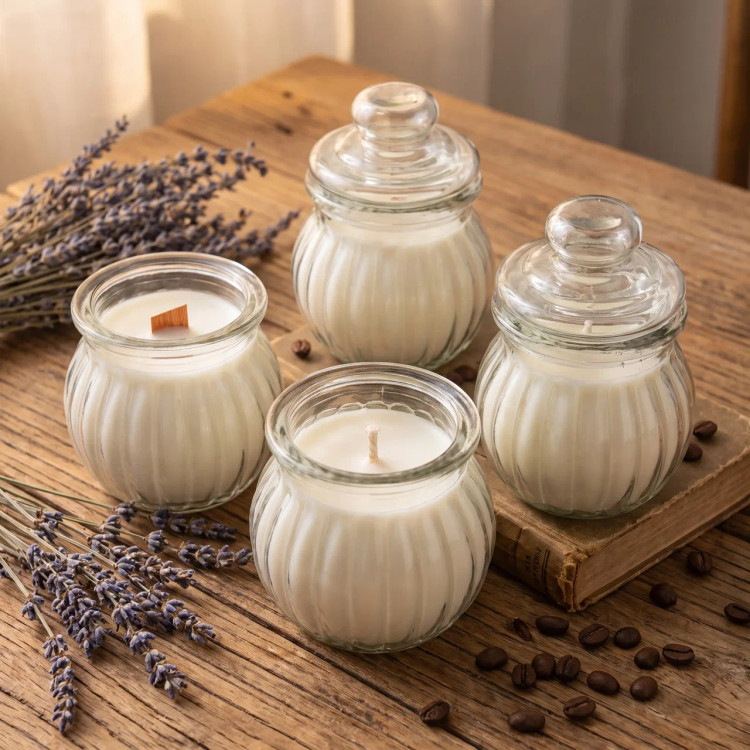 شمع معطر بانکه کدو هلوایی